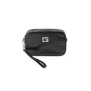 ゲス(GUESS)の【ブラック(BLA)】(M)CALABRIA Holdall Bag(セカンドバッグ/クラッチバッグ)