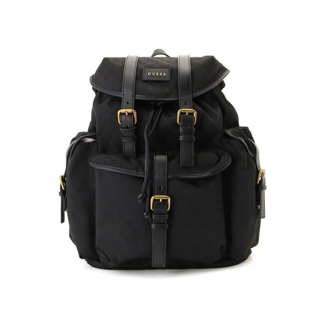 GUESS(ゲス)の【ブラック(BLA)】(M)RETRO Backpack メンズのバッグ(バッグパック/リュック)の商品写真