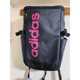 アディダス(adidas)のアディダス 　adidas 　大容量リュック　23L　ピンク×ネイビー(リュック/バックパック)