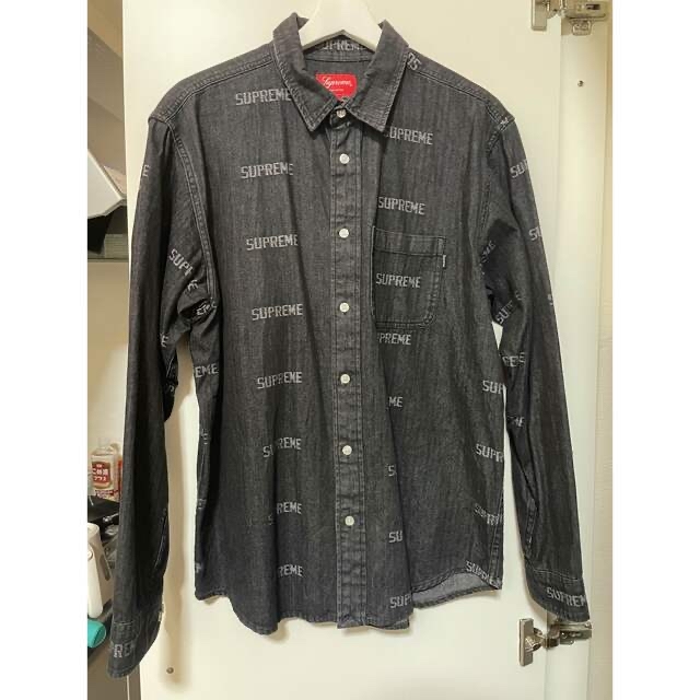 SUPREME デニムシャツ denim shirt メンズ シャツ オンライン限定商品