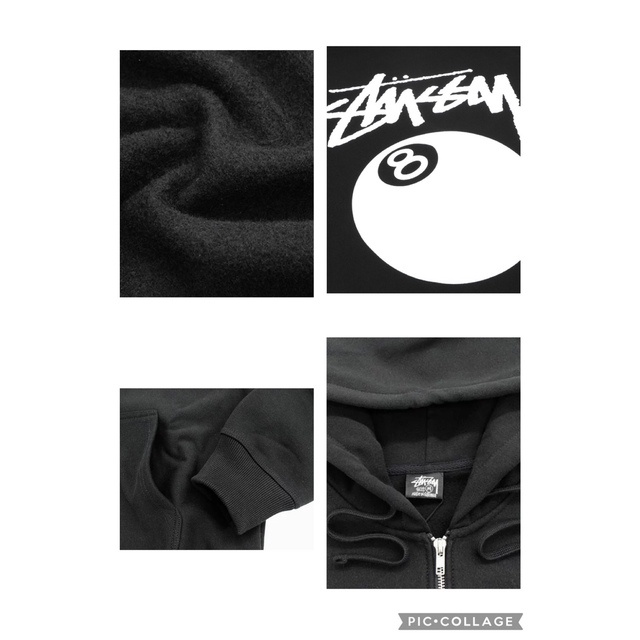 STUSSY 8 Ball Zip Up Parka 2