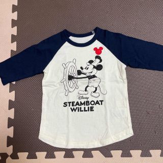 ベルメゾン(ベルメゾン)のベルメゾン ミッキー七分丈カットソー　100(Tシャツ/カットソー)