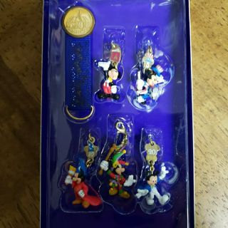 ディズニー(Disney)の【レア 美品 即購入ok 送料無料】ミッキー 20周年  ストラップ セット(ストラップ)