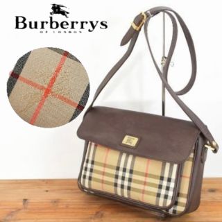 バーバリー(BURBERRY)の【稀少】バーバリー　ノバチェック柄 ショルダーバッグ 肩掛け シャドーホース(ショルダーバッグ)