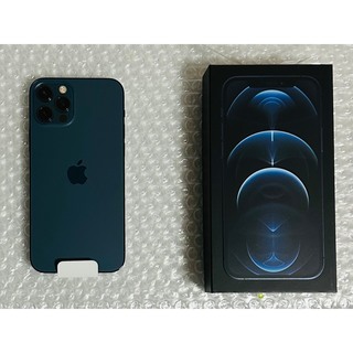 アップル(Apple)のiPhone 12 Pro パシフィックブルー 256 GB SIMフリー 美品(スマートフォン本体)