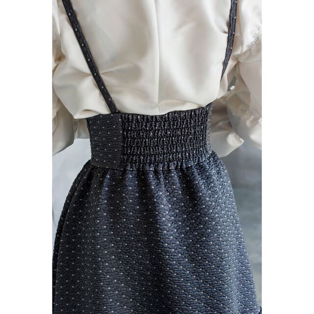 bluelea ドットジャガードスカート Black S | distrasa.transvelez.com