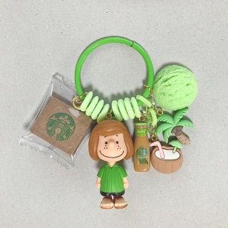 スヌーピー(SNOOPY)のじゃらじゃらキーホルダー💚ペパーミントパティ(キーホルダー/ストラップ)