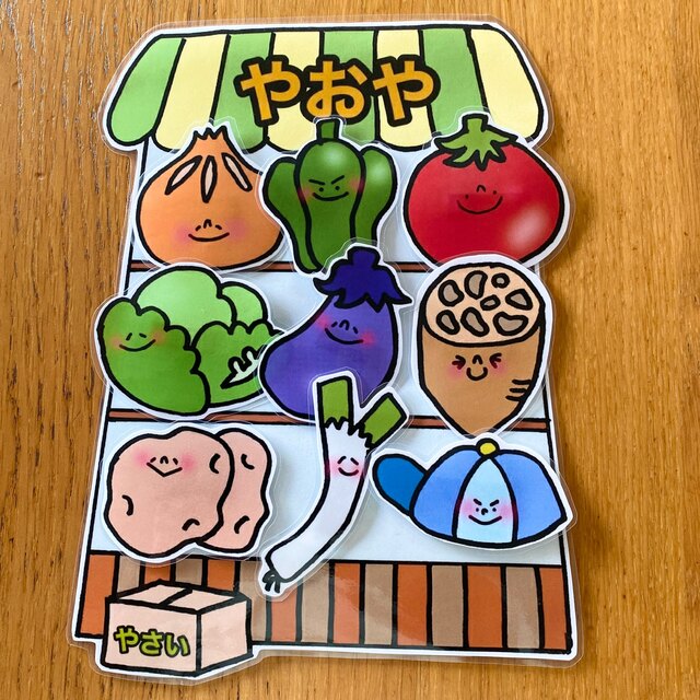 ぱんやのおみせ・やおやのおみせマグネットシアターセット