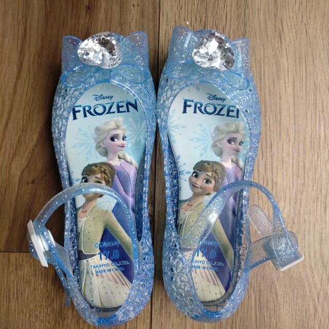 アナと雪の女王 光る サンダル 靴 17センチ - その他