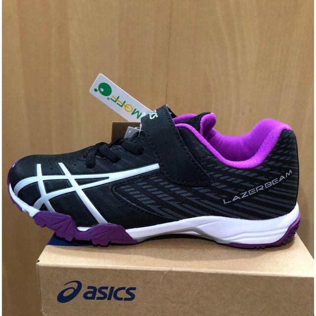 asics(アシックス)の値下げ新品／未使用アシックス：レーザービーム20.0 キッズ/ベビー/マタニティのキッズ靴/シューズ(15cm~)(スニーカー)の商品写真