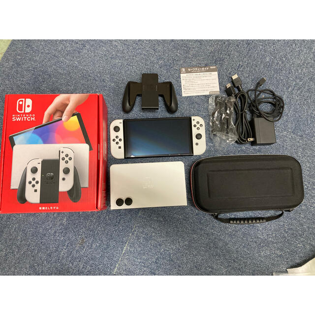 【ほぼ未使用】ニンテンドースイッチ　本体　有機EL カバー等セット