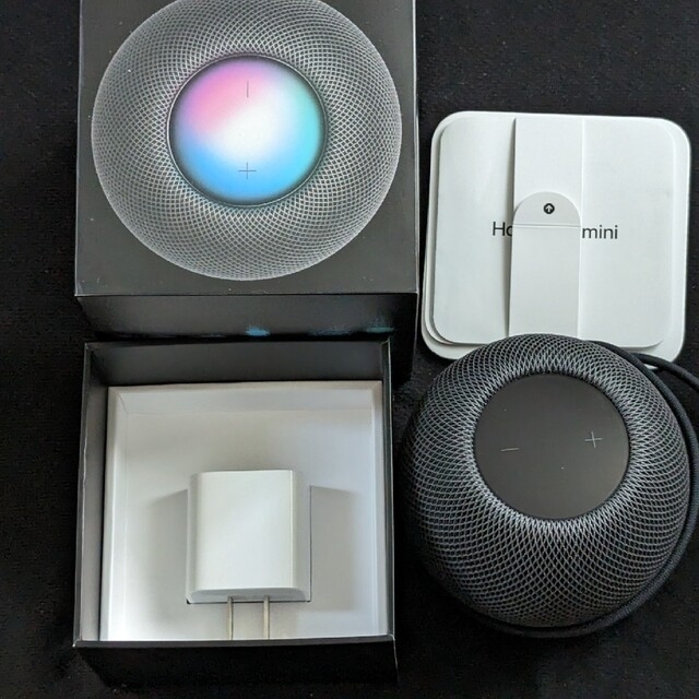 スマホ/家電/カメラApple homepod mini スペースグレイ