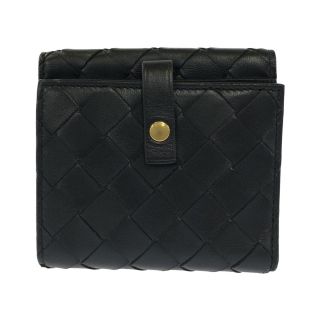 ボッテガヴェネタ(Bottega Veneta)の美品 ボッテガベネタ 二つ折り財布 Wホック レディース(財布)