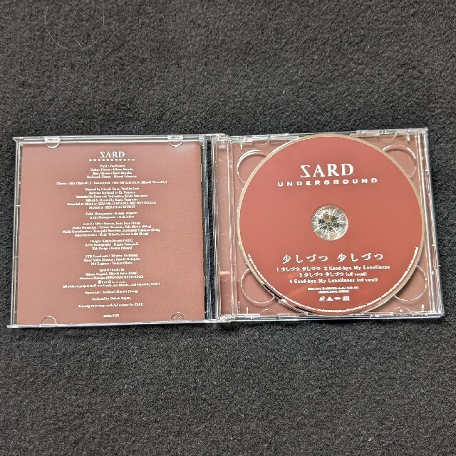 SARD UNDER GROUND 少しづつ少しづつ 初回限定盤DVD ZARDの通販 SARD UNDER GROUND 少しづつ少しづつ 初回限定盤DVD ZARDの通販