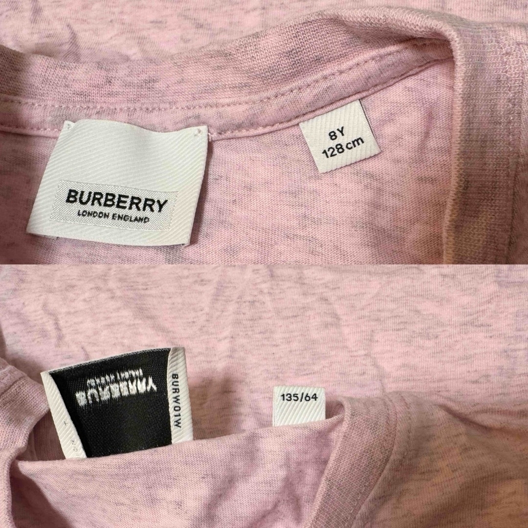 BURBERRY(バーバリー)のBurberry バーバリー T シャツ　半袖　ロゴ　コットン　8Y キッズ/ベビー/マタニティのキッズ服女の子用(90cm~)(Tシャツ/カットソー)の商品写真