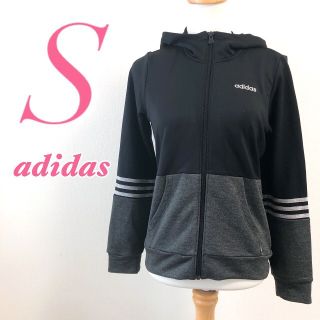 アディダス(adidas)のadidasアディダス フードパーカー ジャージ トレーニング(ブルゾン)