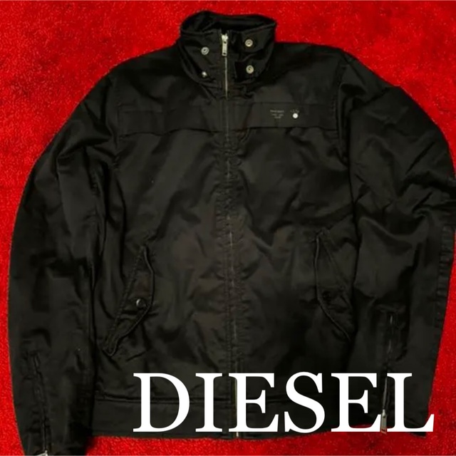 【DIESEL】  ディーゼル　ライダースジャケットBURBERRY