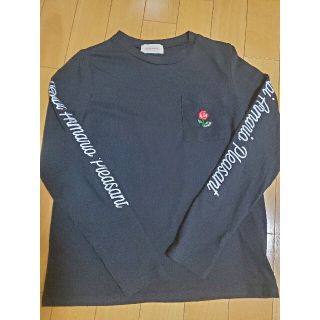 レピピアルマリオ(repipi armario)のレピピ　repipi armario　黒Tシャツ　長袖　S  150(Tシャツ/カットソー)