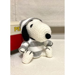 スヌーピー(SNOOPY)のスヌーピー（パジャマ）⭐️ハンドメイドあみぐるみ／ぬいぐるみ(あみぐるみ)