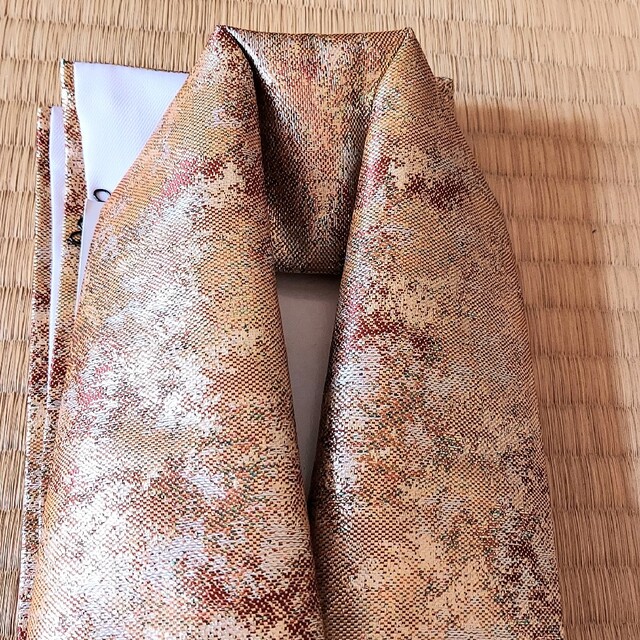 未使用品】華ごのみ ひよく襟 重ね衿 佐賀錦 金糸 銀糸 オーロラ箔糸