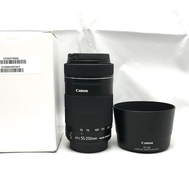 美品　キヤノン EFレンズ EF-S55-250mm F4-5.6 IS STM