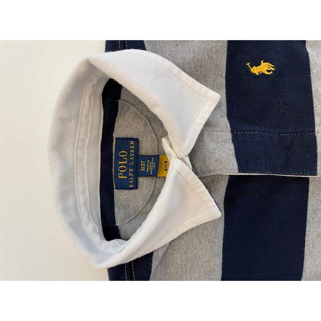 POLO ラルフローレン　胸元ロゴ　襟付き　ニット　セーター　3T
