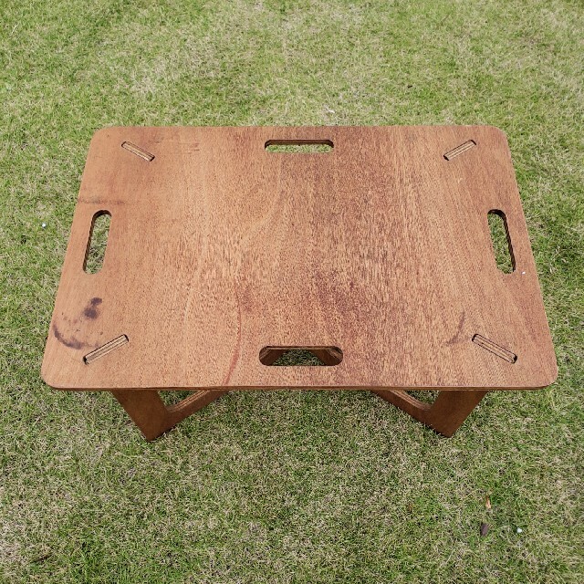 組立式 プライウッド テーブル スポーツ/アウトドアのアウトドア(テーブル/チェア)の商品写真