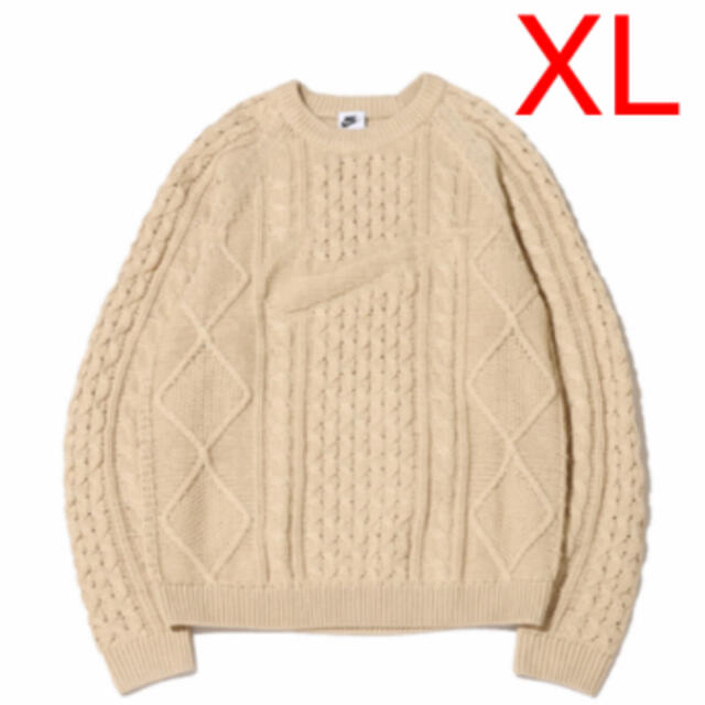 ニット/セーターNIKE AS M NL CABLE KNIT SWEATER XLサイズ 新品