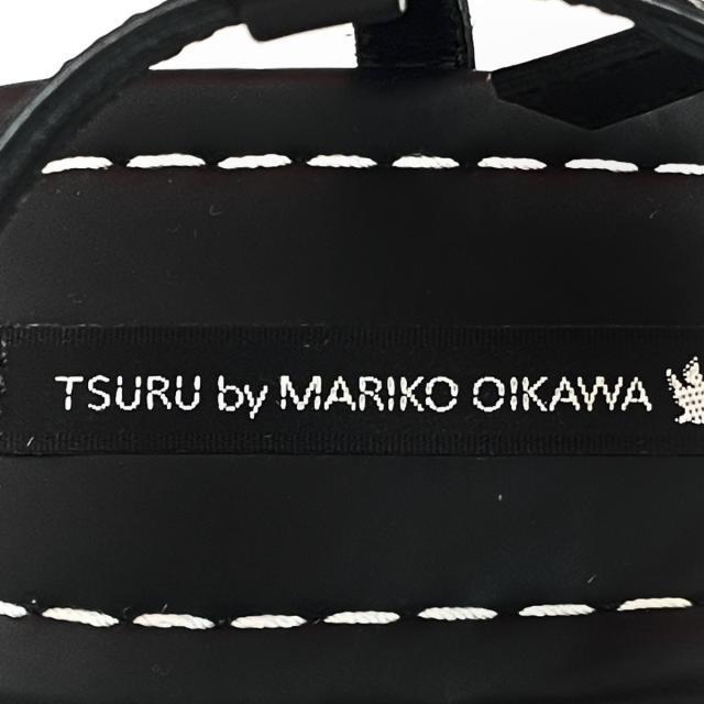 TSURU by Mariko Oikawa(ツルバイマリコオイカワ)のツルバイマリコオイカワ サンダル 37 - 黒 レディースの靴/シューズ(サンダル)の商品写真