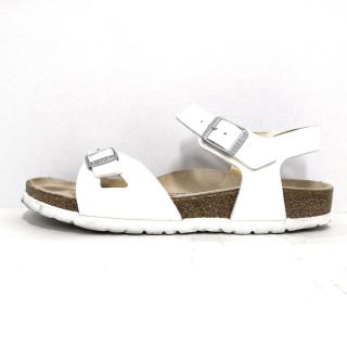 ビルケンシュトック(BIRKENSTOCK)のビルケンシュトック サンダル 38 - 白(サンダル)