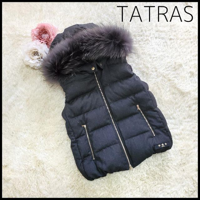 TATRAS - 【 LUSERA】 タトラス ダウンベスト ルセラ ラクーンファー