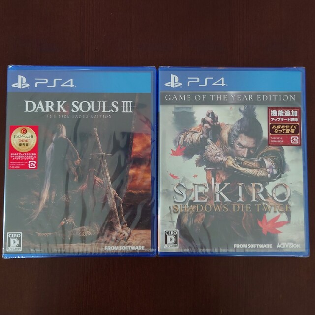 SEKIRO、DARK SOULSⅢ　2本セット