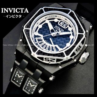 INVICTA - 斬新デザイン☆Carbon Hawk INVICTA Reserve 38907の