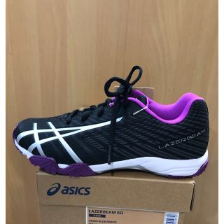 アシックス(asics)の値下げ新品／未使用アシックス：レーザービーム：紐22.0(スニーカー)