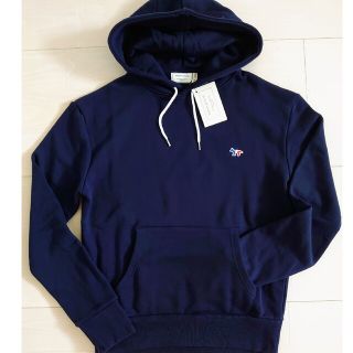 メゾンキツネ(MAISON KITSUNE')の新品★メゾンキツネ スウェットパーカー トリコロール(パーカー)