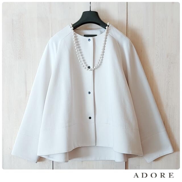 80％以上節約 幻 希少新品 定価3.2万円 ADORE ドライライトジョーゼットブラウス asakusa.sub.jp