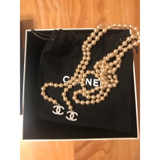 CHANEL パールベルトネックレス