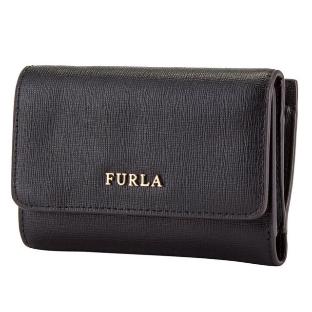 Furla - FURLA 三つ折財布 ミニサイフ ブラックの通販 by HHas shop｜フルラならラクマ