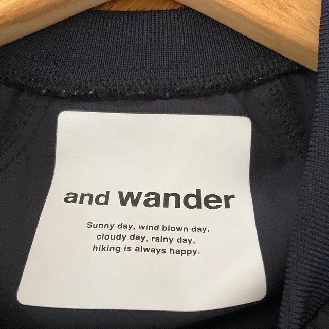 and wander(アンドワンダー)の専用　and wander  ライトリッププルオーバー レディースのトップス(シャツ/ブラウス(長袖/七分))の商品写真