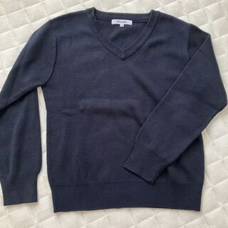 シマムラ(しまむら)のセーター　140サイズ　中紺(ニット)