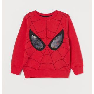 マーベル(MARVEL)のレア 完売品 ❤️ H&M マーベル スパイダーマン トレーナー スウェット(Tシャツ/カットソー)