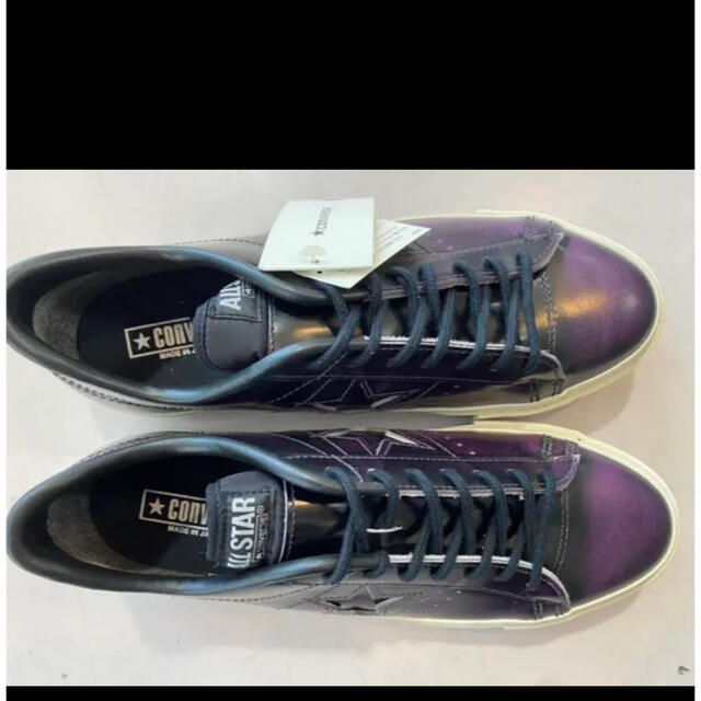 CONVERSE(コンバース)の日本製 コンバース ワンスター バイカラー 紫 27.5センチ 新品 メンズの靴/シューズ(スニーカー)の商品写真