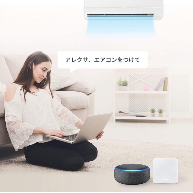 Echo Dot 第3世代 チャコール + スイッチボット Hub Mini 1