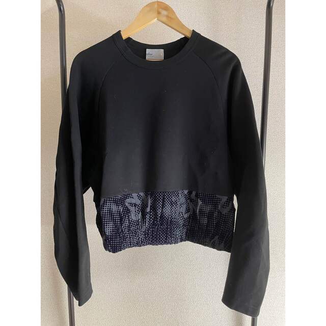 Kolor カラー ドッキングスウェット 17aw 裾切り替えスウェット