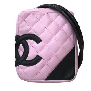 CHANEL カンボンライン ショルダーバッグ ポシェット ピンク redoven.co.uk