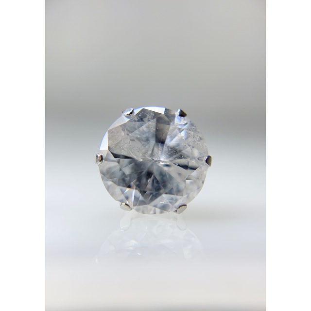 新品 天然ダイヤモンド ピアス 1.123ct 1.179ct 両耳 大粒 レディースのアクセサリー(ピアス)の商品写真