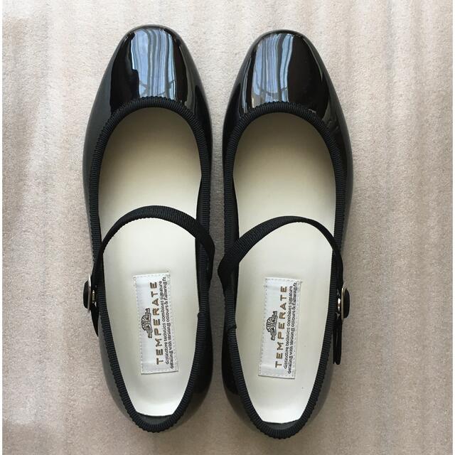 TEMPERATE ストラップパンプス37 MARTA ブラック TEMPERATE ストラップパンプス37 MARTA ブラック