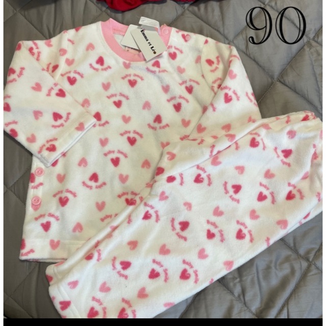 しまむら(シマムラ)の子供パジャマ　90 キッズ/ベビー/マタニティのキッズ服女の子用(90cm~)(パジャマ)の商品写真