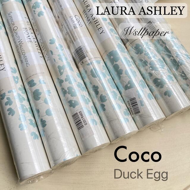 LAURA ASHLEY - ローラアシュレイUK製壁紙 ココ ダックエッグの+nuenza.com