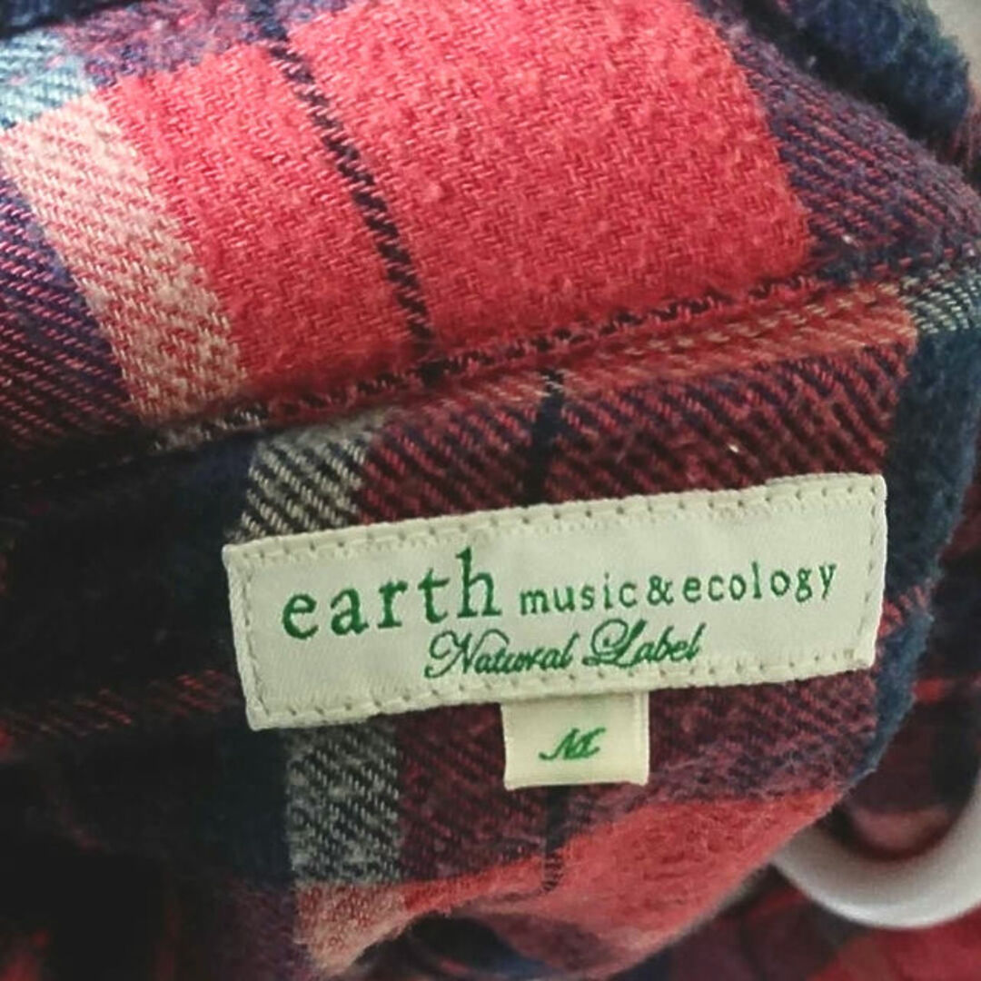 earth music & ecology(アースミュージックアンドエコロジー)の【匿名配達】earth music&ecology ネルシャツ レディースのトップス(シャツ/ブラウス(長袖/七分))の商品写真